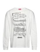 T-Boxt-Ls-N5 T-Shirt Tops Sweatshirts & Hoodies Sweatshirts White Dies...