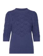 Malall Jumper Ss Tops Knitwear Jumpers Blue Lollys Laundry