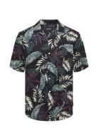 Onswayne Life Aop Ss Viscose Shirt Noos Tops Shirts Short-sleeved Blac...