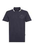 Polo Tops Polos Short-sleeved Navy Armani Exchange