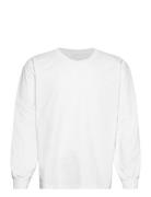 Heavy L/S Tee - White Tops T-Langærmet Skjorte White Garment Project