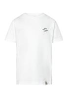 Printed Tee Thorlino Tee Tops T-Kortærmet Skjorte White Mads Nørgaard