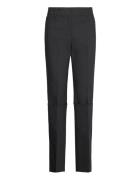 Straight Pleated Trousers Bottoms Trousers Straight Leg Black Mango