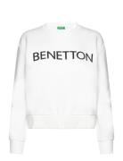 Sweater L/S Tops Sweatshirts & Hoodies Sweatshirts White United Colors...