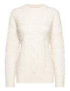 Sacarine Sweater 15189 Tops Knitwear Jumpers Beige Samsøe Samsøe