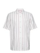 Short-Sleeved Loose Shirt Tops Shirts Short-sleeved White Revolution