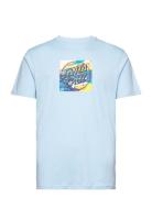 Water View Front T-Shirt Tops T-Kortærmet Skjorte Blue Santa Cruz