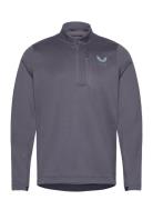 Tech Half Zip Tops Sweatshirts & Hoodies Sweatshirts Blue Castore