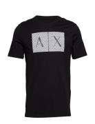 T-Shirt Tops T-Kortærmet Skjorte Black Armani Exchange