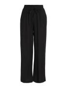 Vipricil Rw 7/8 Pant - Noos Bottoms Trousers Wide Leg Black Vila