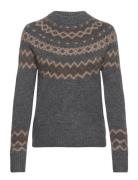 Fqmerla-Pullover Tops Knitwear Jumpers Grey FREE/QUENT