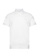 Mercerized Jersey Ss Rugger Tops Polos Short-sleeved White GANT