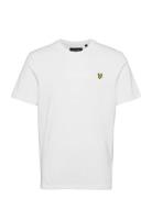 Plain T-Shirt Tops T-Kortærmet Skjorte White Lyle & Scott