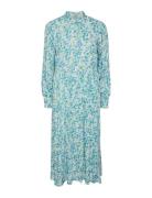 Yasalira Ls Long Dress S. Maxikjole Festkjole Blue YAS