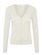 Opeyakb Cardigan Tops Knitwear Cardigans Cream Karen By Simonsen