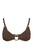 Ring Lissio Crop Swimwear Bikinis Bikini Tops Triangle Bikinitops Brow...