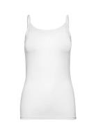 Byiane Strap Top Tops T-shirts & Tops Sleeveless White B.young