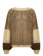 Liana Knit Sweater Tops Knitwear Jumpers Cream Noella