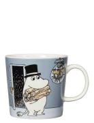 Moomin Mug Moominpappa Home Tableware Cups & Mugs Coffee Cups Grey Ara...