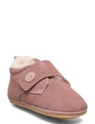 Taj Wool Indoor Shoe Slippers Hjemmesko Pink Wheat