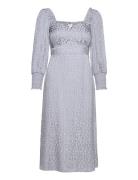 Bonita Dress Knælang Kjole Grey Malina