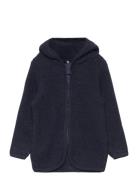 Jacket Ears Soft Wool Tops Sweatshirts & Hoodies Hoodies Navy Huttelih...