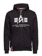 Basic Zip Hoodie Designers Sweatshirts & Hoodies Hoodies Black Alpha I...