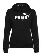 Ess Logo Hoodie Fl Sport Sweatshirts & Hoodies Hoodies Black PUMA