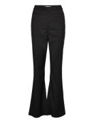 Paulagz Mw Flarred Pants Bottoms Trousers Flared Black Gestuz