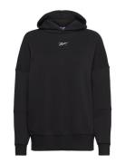 Lux Over D Hoodie Tops Sweatshirts & Hoodies Hoodies Black Reebok Perf...