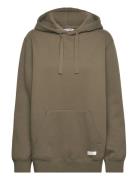 Centre Hoodie Sport Sweatshirts & Hoodies Hoodies Khaki Green Björn Bo...