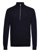 Slhremy Ls Knit All Stu Half Zip W Camp Tops Knitwear Half Zip Jumpers...