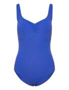 Womens Shaping Aquanite 1 Pc Sport Swimsuits Blue Speedo