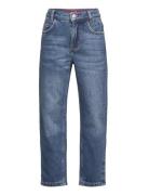 Denim Trousers Bottoms Jeans Regular Jeans Blue Hugo Kids