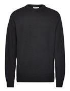 Over D Merino Wool Sweater Designers Knitwear Round Necks Black Hope