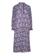 Pleated Georgette Designers Knee-length & Midi Multi/patterned Ganni