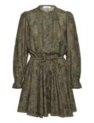 Ranil Tomboy Holly Designers Short Dress Khaki Green Zadig & Voltaire