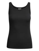 Kacarna Tank Top Tops T-shirts & Tops Sleeveless Black Kaffe