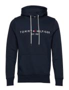 Core Tommy Logo Hoody Tops Sweatshirts & Hoodies Hoodies Navy Tommy Hi...