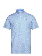 Puma X Ptc Resort Polo Tops Polos Short-sleeved Blue PUMA Golf