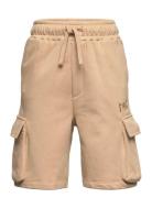 Tnre:charge Cargo Sweatshorts Bottoms Shorts Beige The New