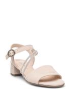 Ankle-Strap Sandal Sandal Med Hæl Pink Gabor