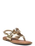 Genie Sandal Flade Sandaler Gold Steve Madden