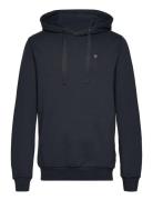 Arvid Basic Hood Badge Sweat - Gots Tops Sweatshirts & Hoodies Hoodies...