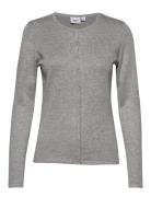 A8661, Milasz R-Neck Cardigan Tops Knitwear Cardigans Grey Saint Trope...