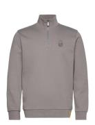 Ocean T-Neck Sport Sweatshirts & Hoodies Sweatshirts Grey Sail Racing