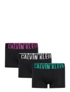 Trunk 3Pk Boxershorts Black Calvin Klein