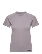 Hmlmt Flow Seamless T-Shirt Sport T-shirts & Tops Short-sleeved Grey H...