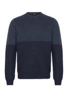 Onstegan Reg 5 Cb Wool Crew Knit Bf Tops Knitwear Round Necks Navy ONL...