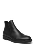 Slhblake Leather Chelsea Boot Noos Støvlet Chelsea Boot Black Selected...